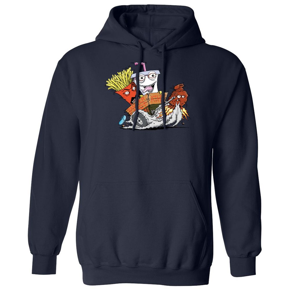 Classic Unisex Hoodie - UDCUZ7JG - Navy - 8