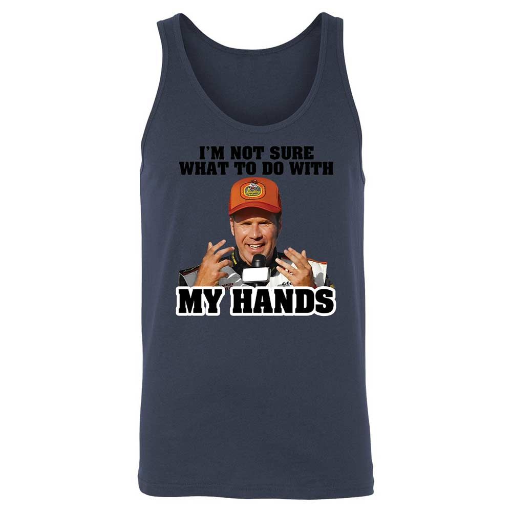 I'm Not Sure What To Do With My Hands - Navy - 8