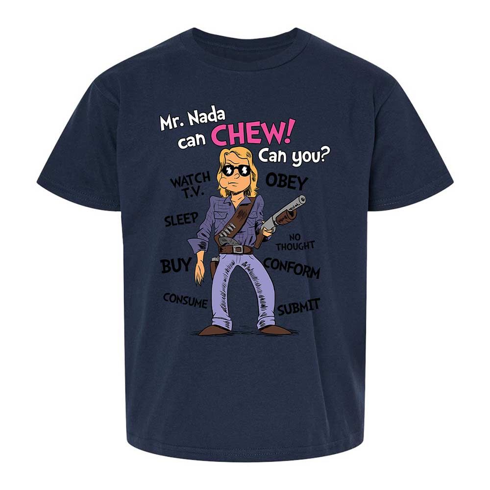I have come here to chew bubblegum and kick ass - Navy - 8