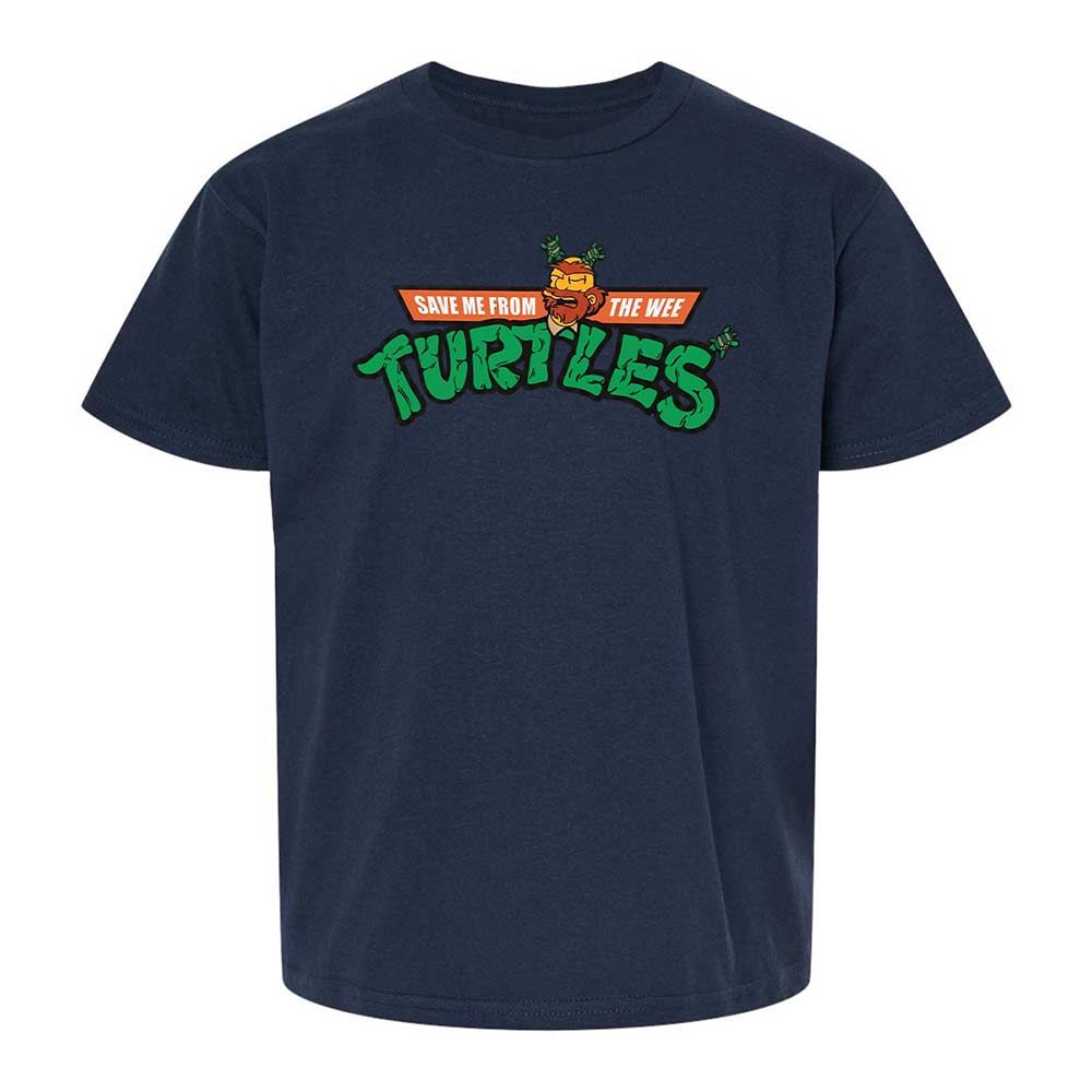 Save Me From The Wee Turtles - Navy - 8