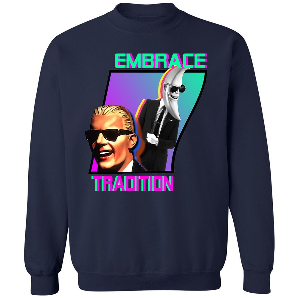 Classic Unisex Sweatshirt - VMEHGE5Q - Navy - 8