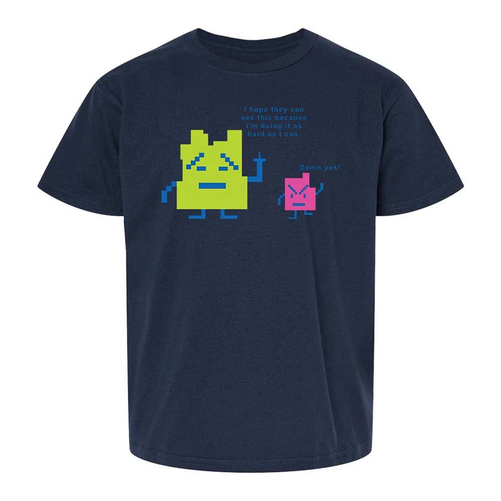 Kids T-Shirt - QM8JEJGX - Navy - 8