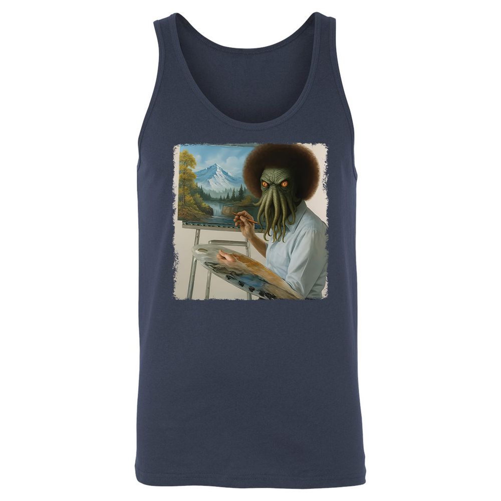 Unisex Jersey Tank - BER4WHYU - Navy - 8