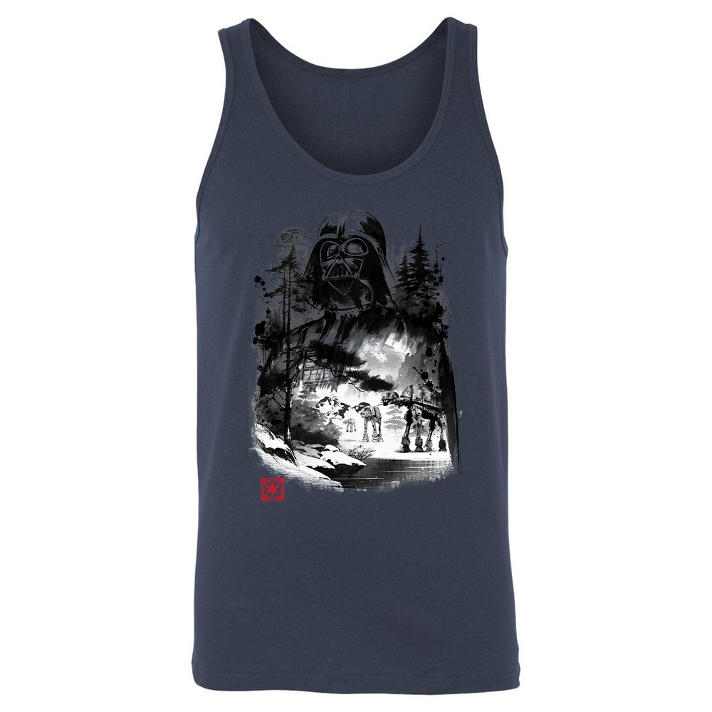Unisex Jersey Tank - HLWZWZQM - Navy - 8