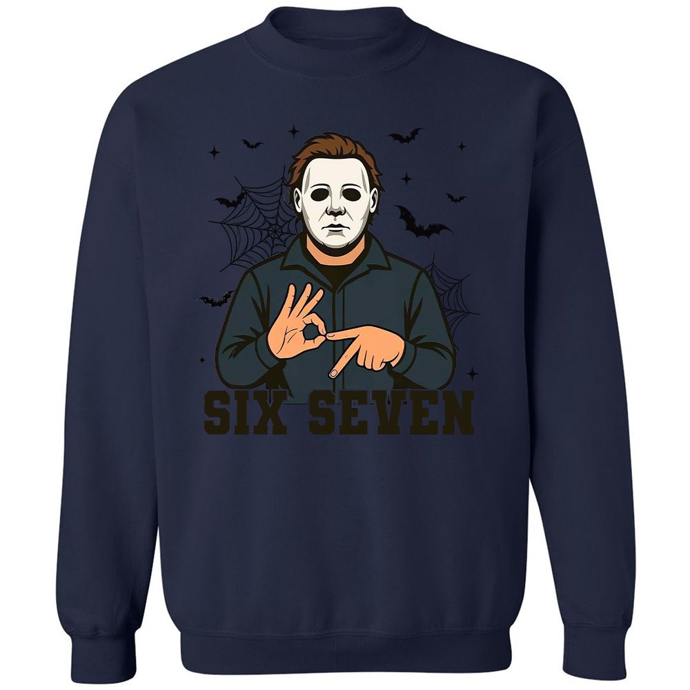 Classic Unisex Sweatshirt - F8PTS64Q - Navy - 8