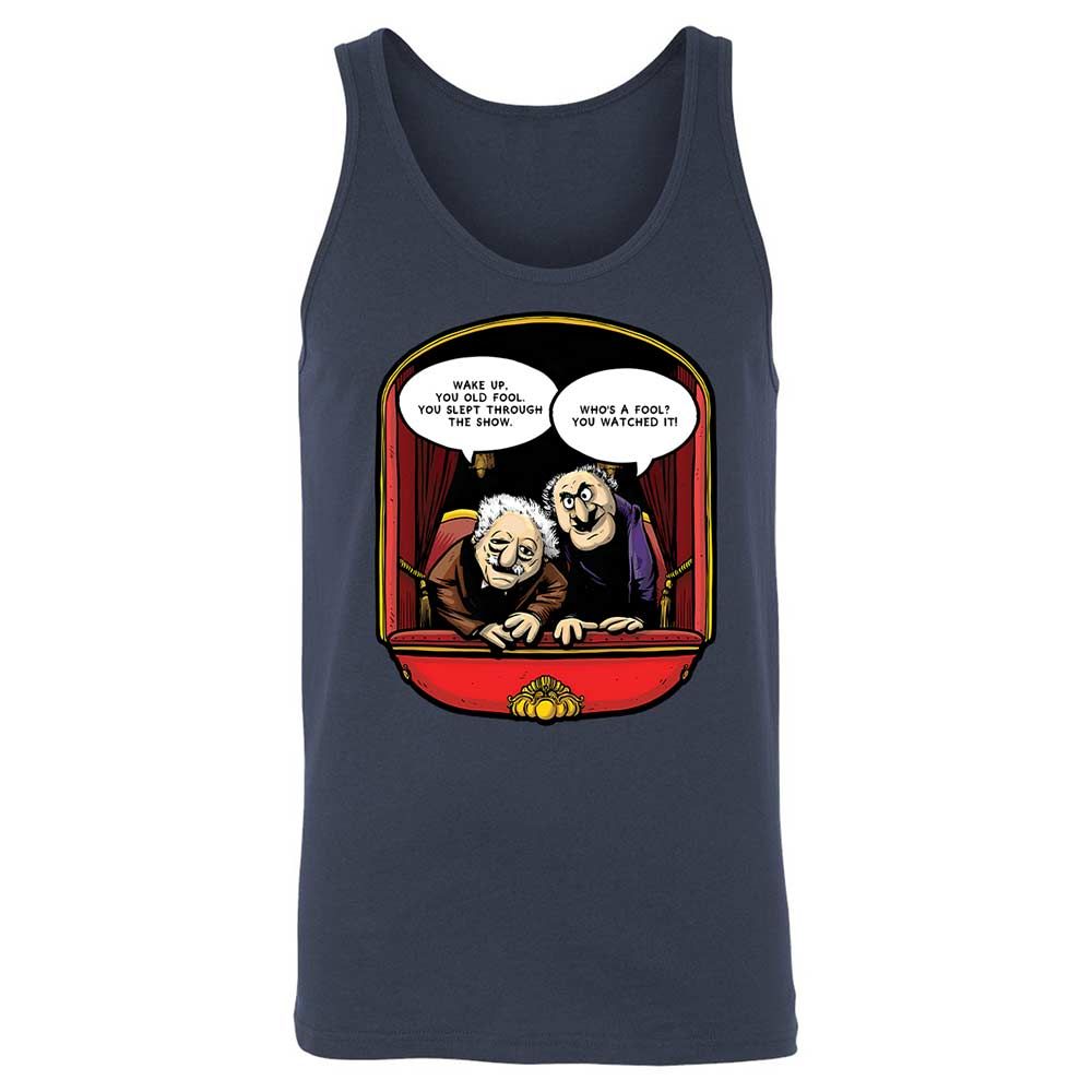 Statler and Waldorf (Wake Up) - Navy - 8