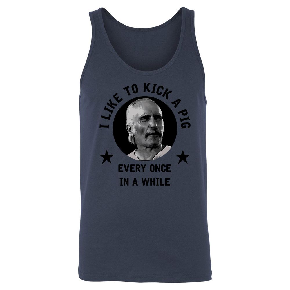 I like to kick a pig - Navy - 8