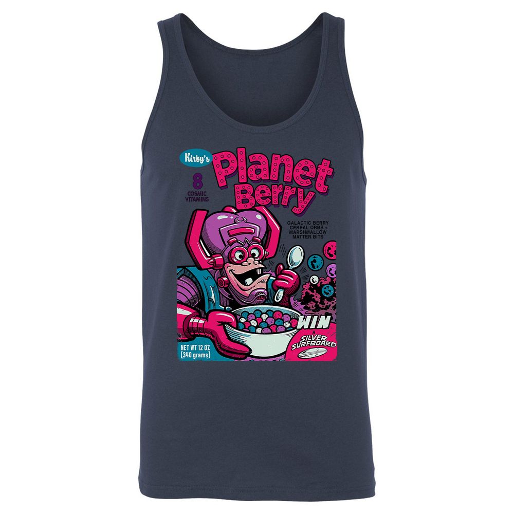 Unisex Jersey Tank - KRFGSGQY - Navy - 8