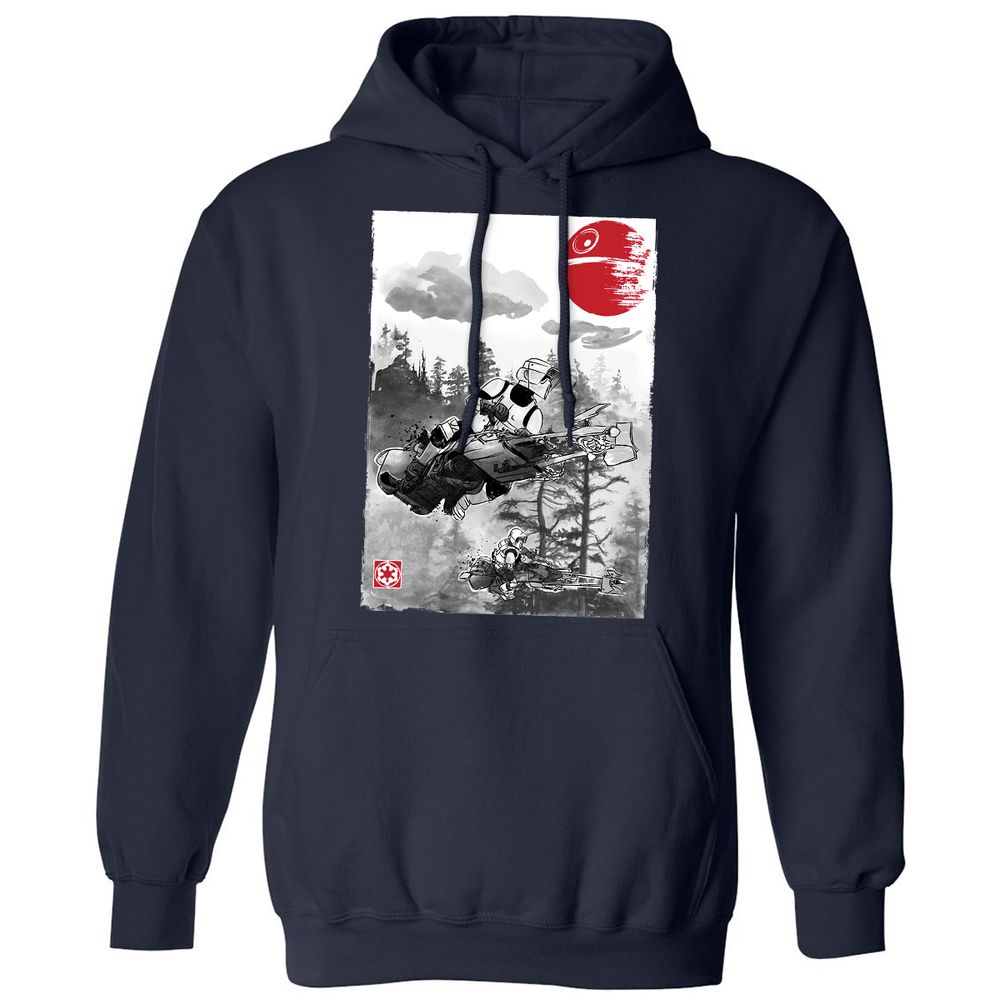 Classic Unisex Hoodie - 6RT749D9 - Navy - 8