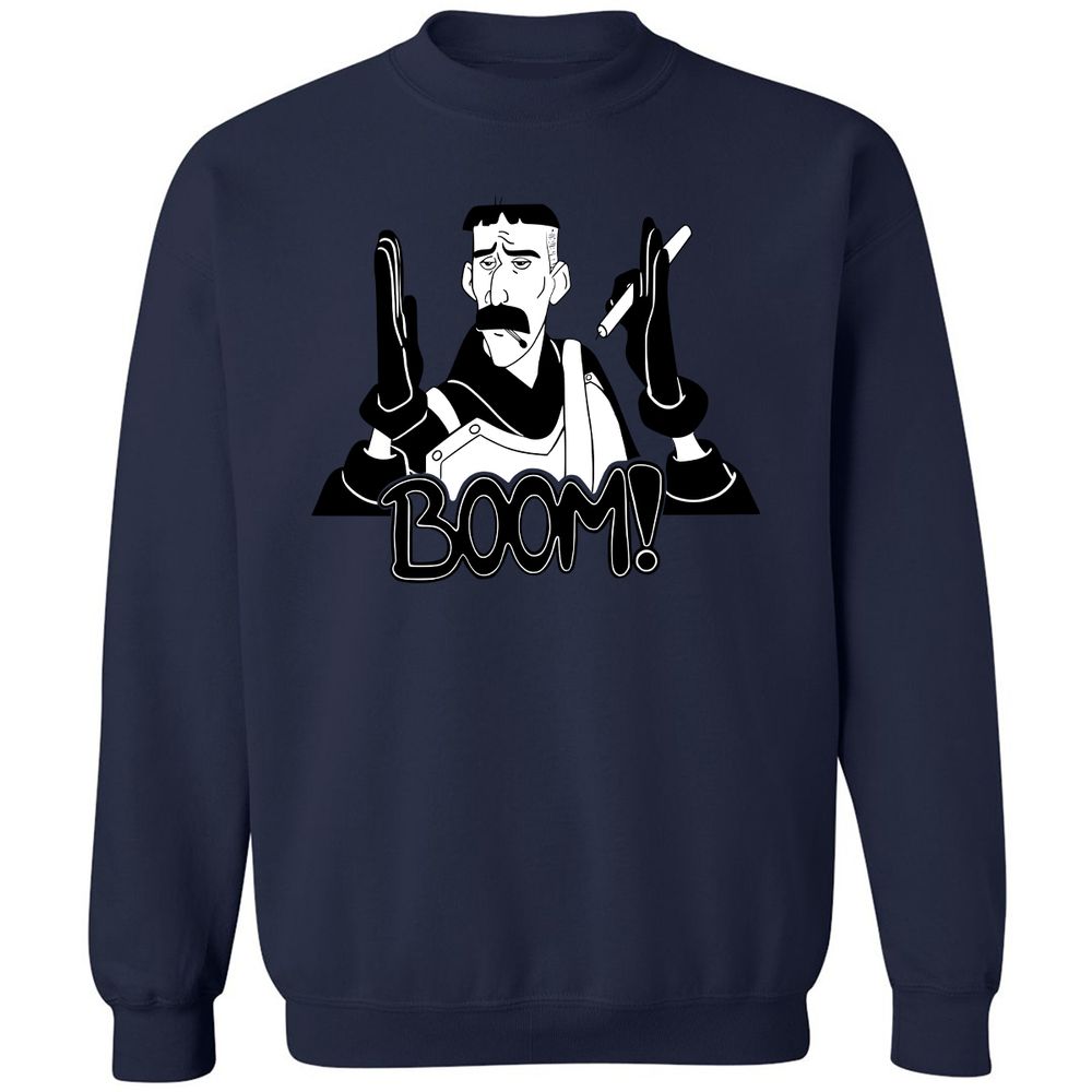Classic Unisex Sweatshirt - LRGQT1U6 - Navy - 8