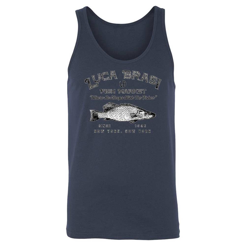 Unisex Jersey Tank - QGCPLJM3 - Navy - 8