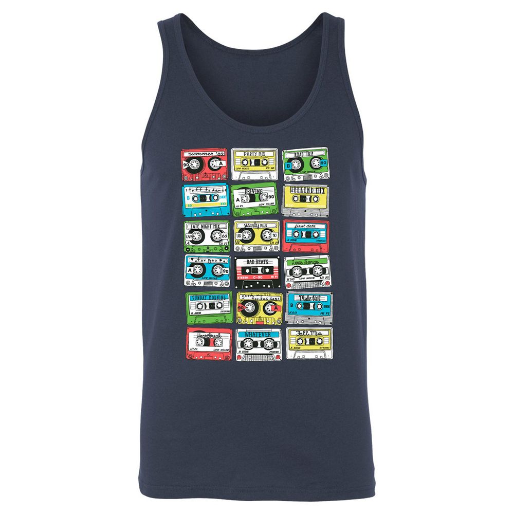 Unisex Jersey Tank - A6P5G3JW - Navy - 8