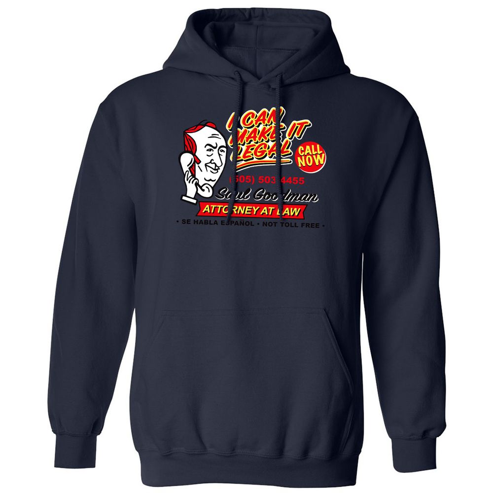 Classic Unisex Hoodie - R6X93DGZ - Navy - 8