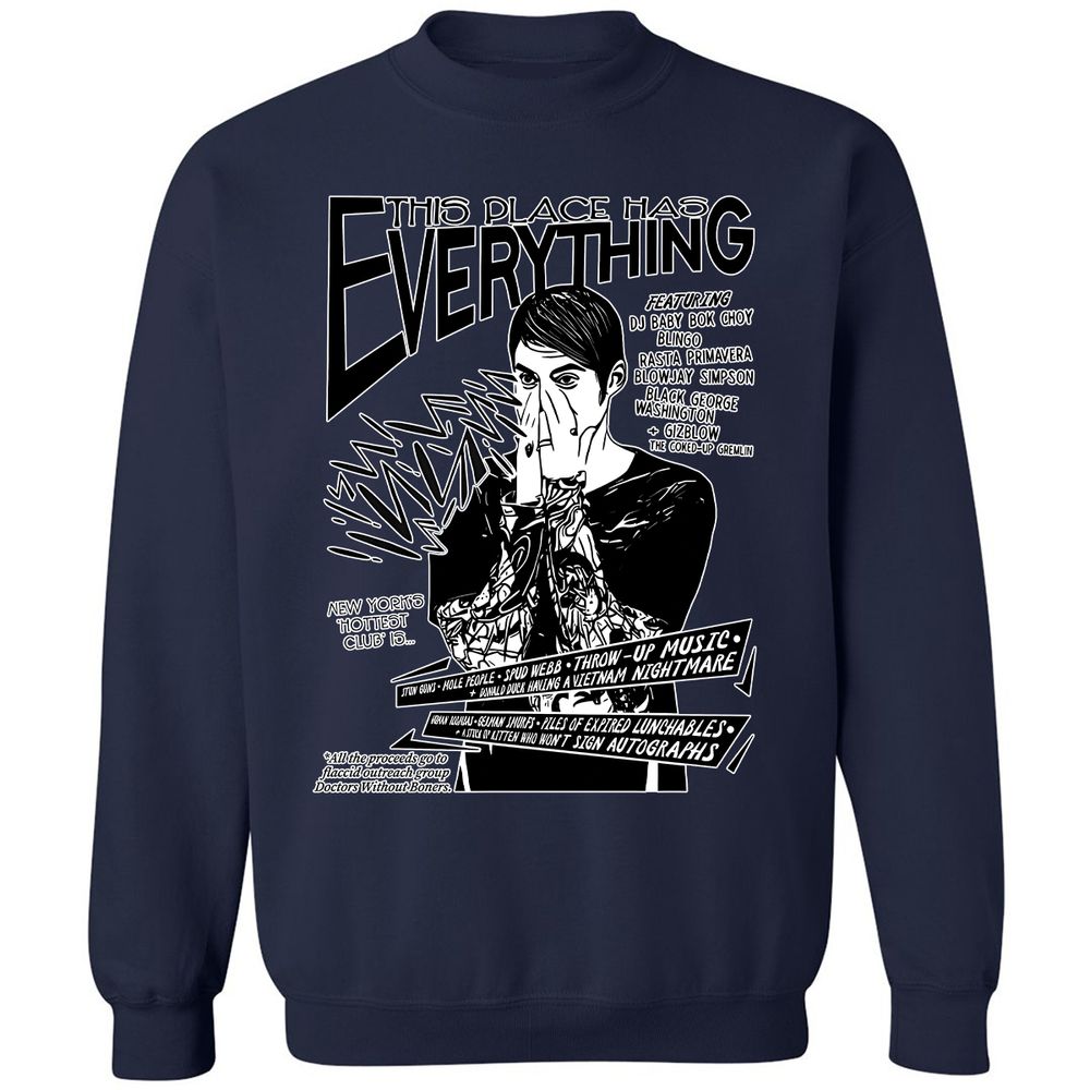 Classic Unisex Sweatshirt - E654B4ES - Navy - 8
