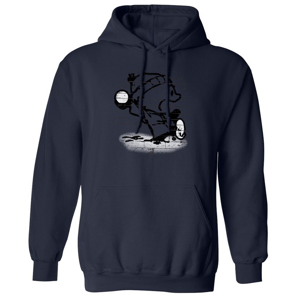 Classic Unisex Hoodie - PSWLR93Y - Navy - 8