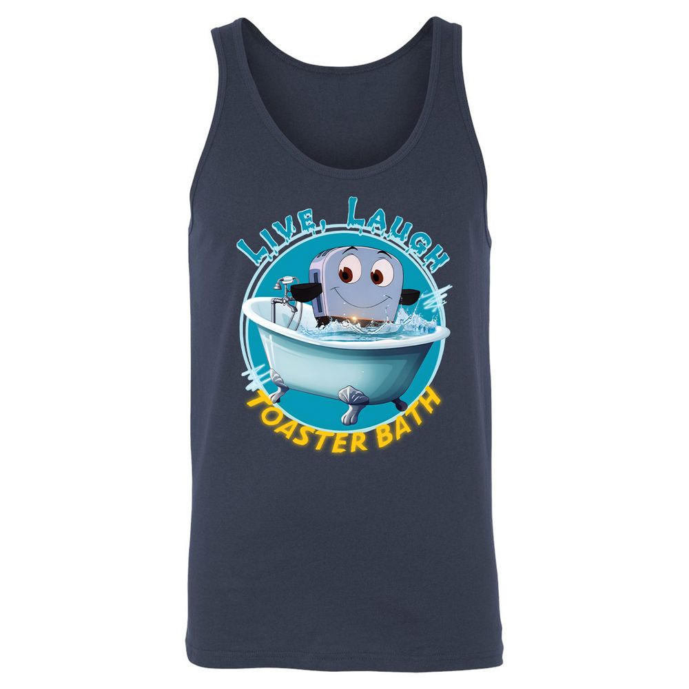 Unisex Jersey Tank - EA6XBFLW - Navy - 8