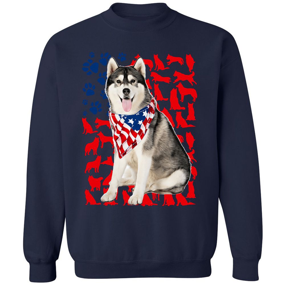Classic Unisex Sweatshirt - 6NSV8C5F - Navy - 8