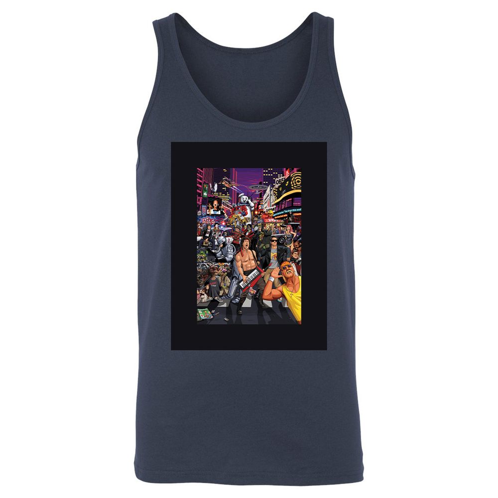 Unisex Jersey Tank - XM81DW77 - Navy - 8