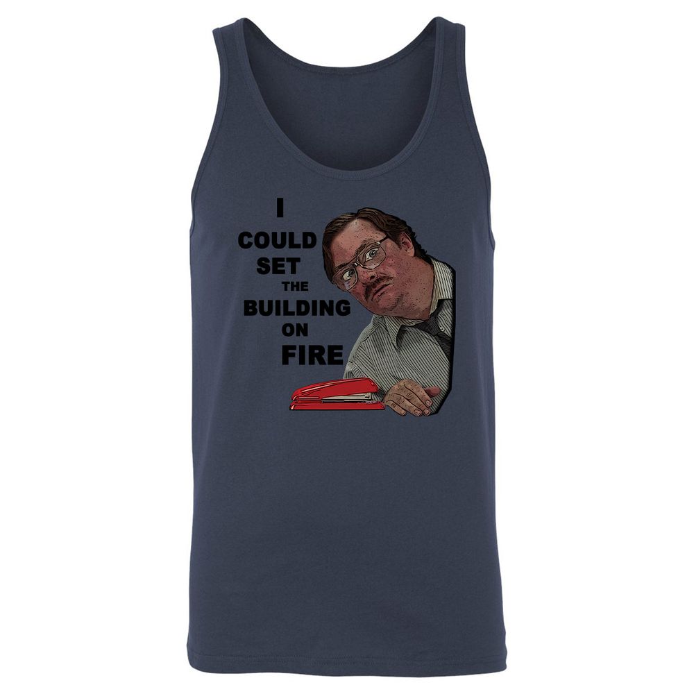 Unisex Jersey Tank - 64G5E3D9 - Navy - 8