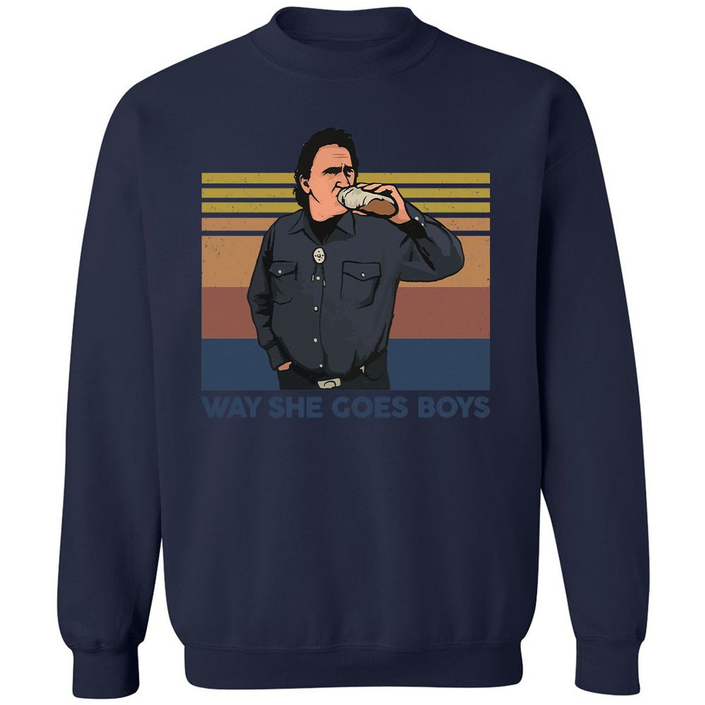 Classic Unisex Sweatshirt - EEXTWN8E - Navy - 8