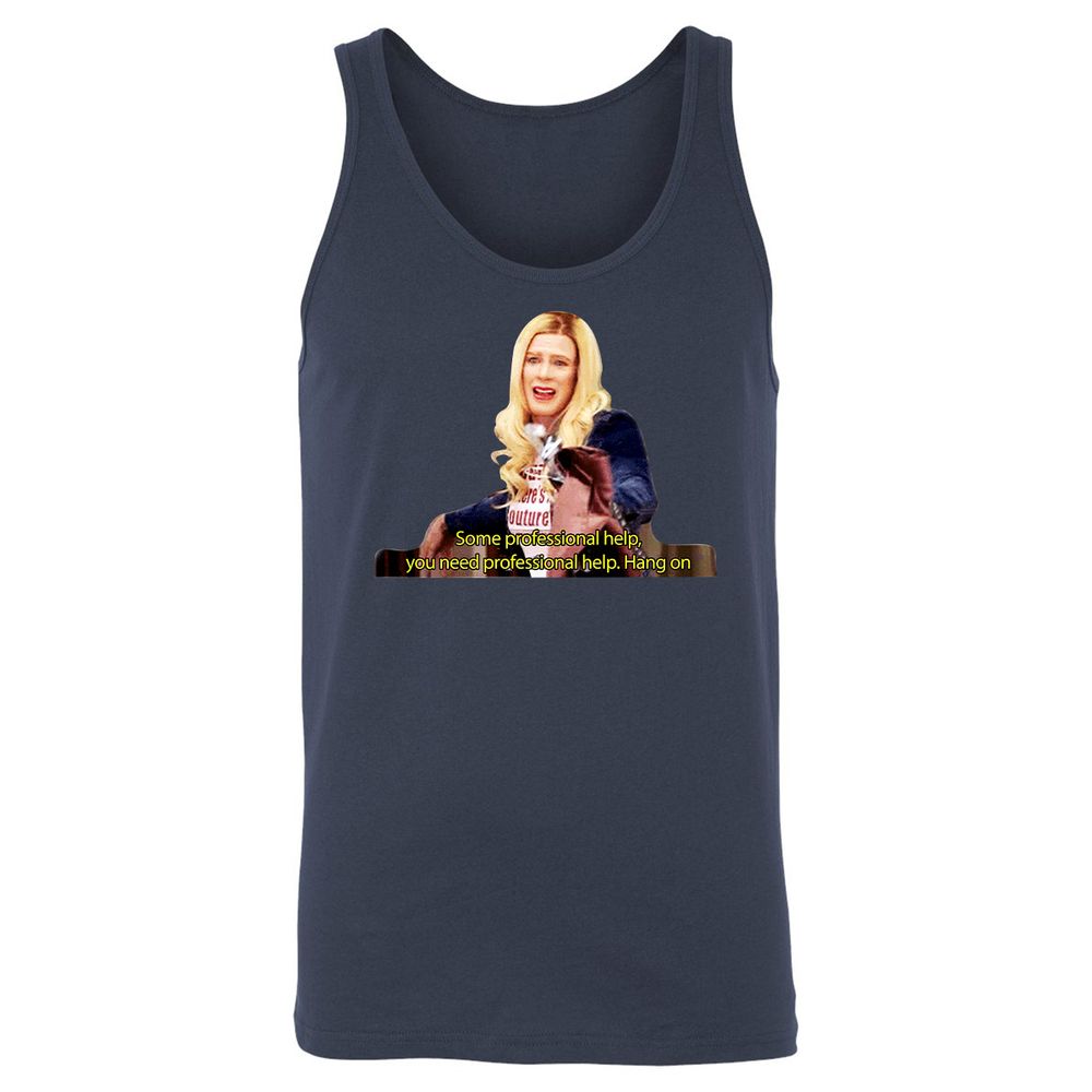 Unisex Jersey Tank - UWKC5QDK - Navy - 8