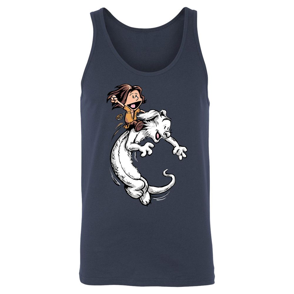Unisex Jersey Tank - YFDHS6RN - Navy - 8