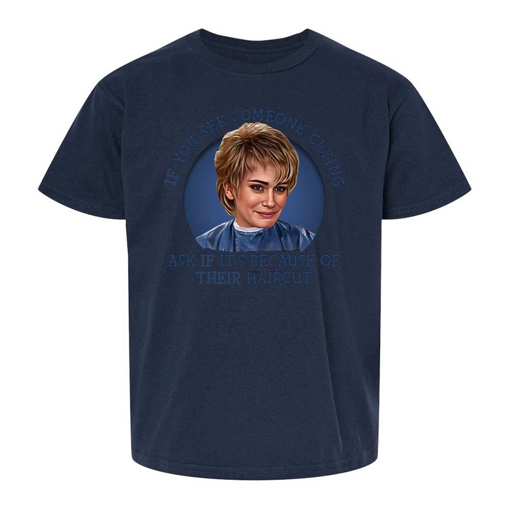 Kids T-Shirt - K5ZWENR3 - Navy - 8