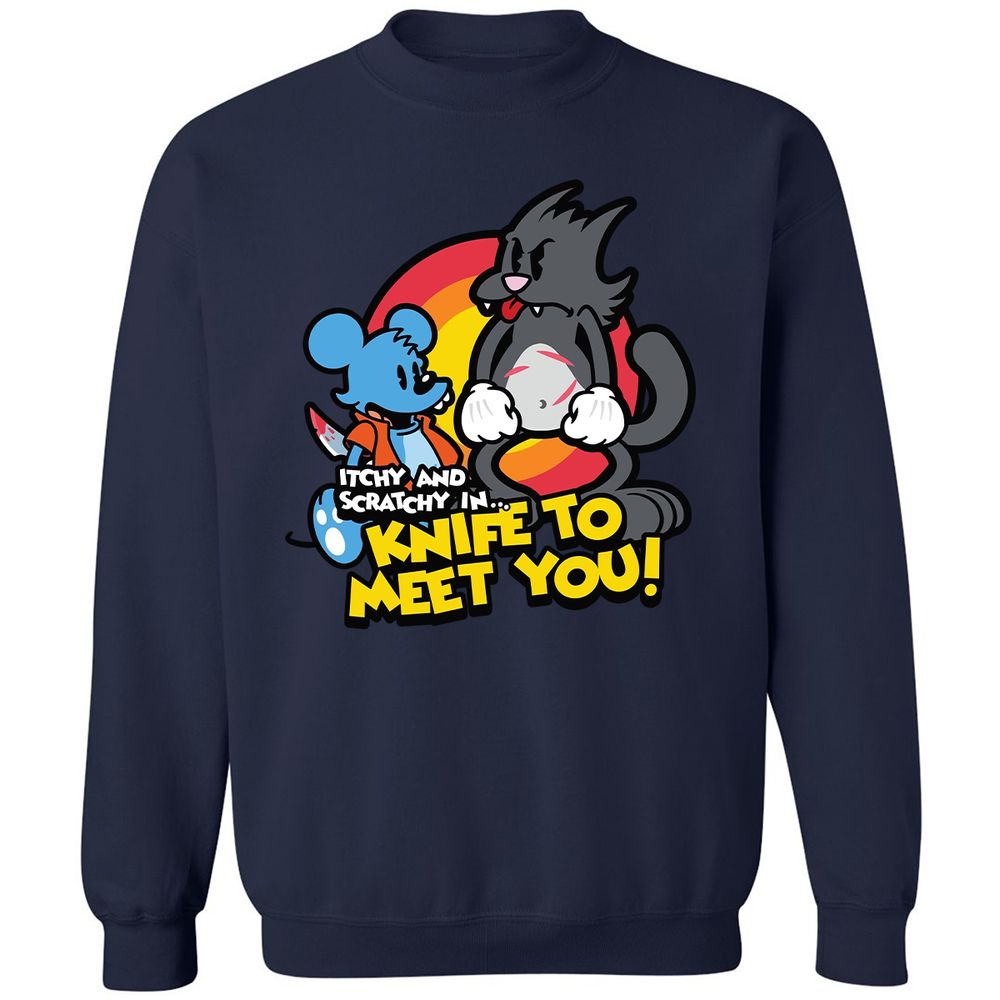 Classic Unisex Sweatshirt - 9VC6F9PX - Navy - 8