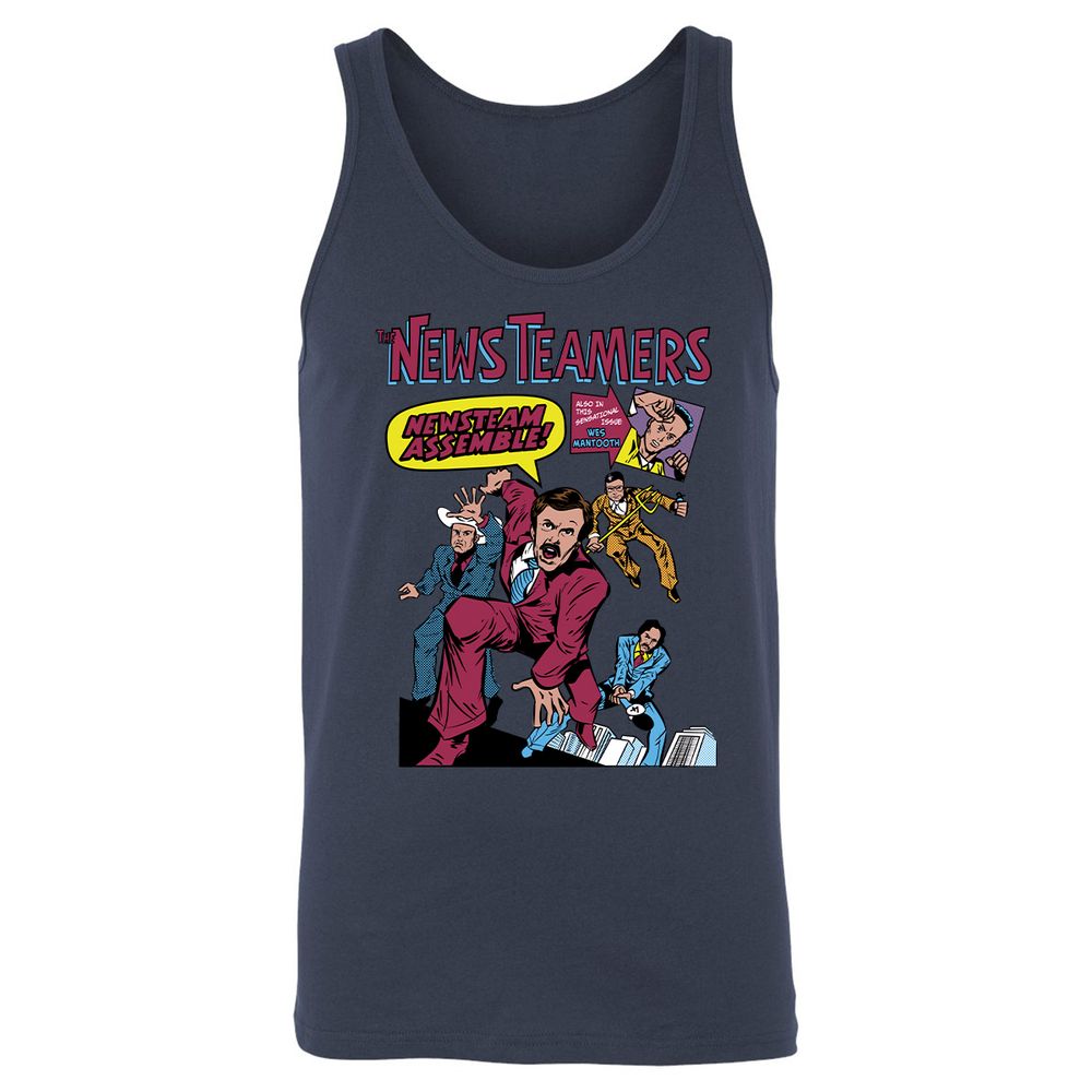 Unisex Jersey Tank - PVFJUDRV - Navy - 8