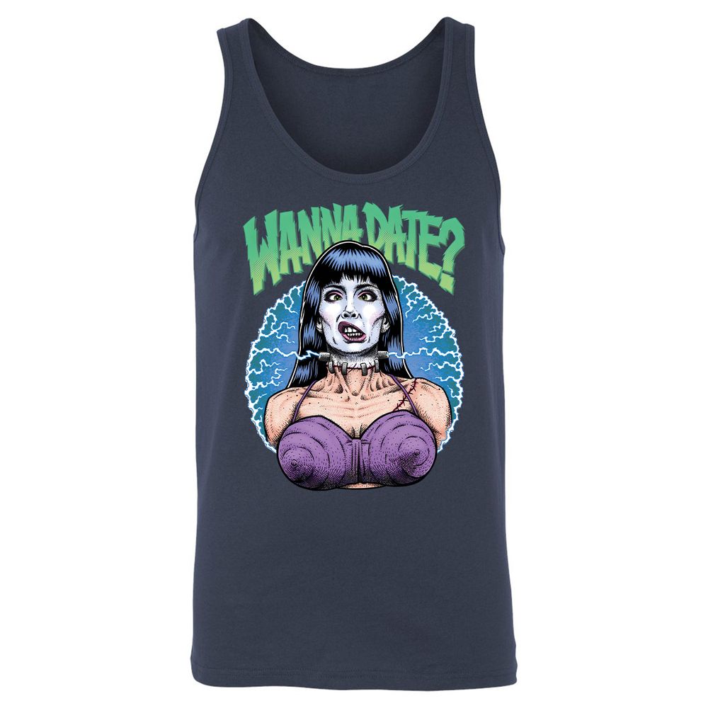 Unisex Jersey Tank - MVR1YYHH - Navy - 8