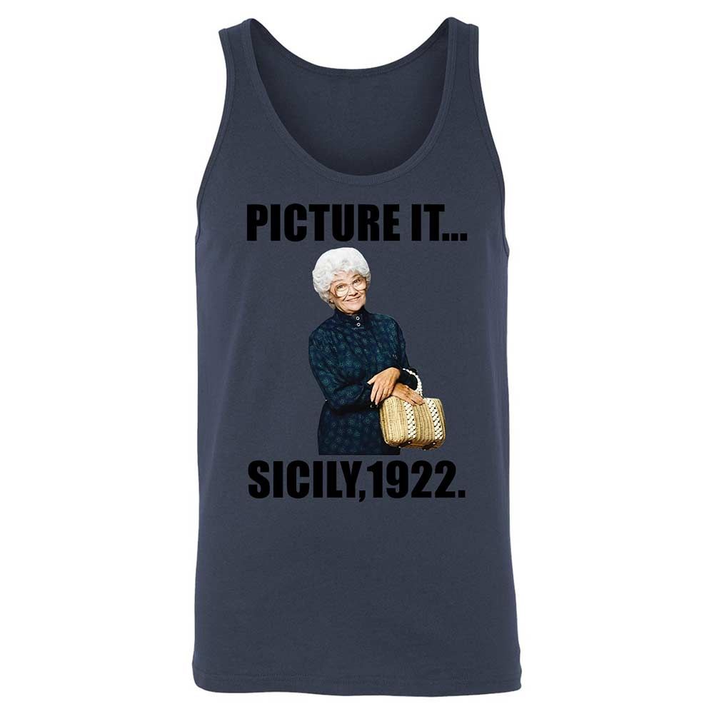 Unisex Jersey Tank - F1BDA2ST - Navy - 8