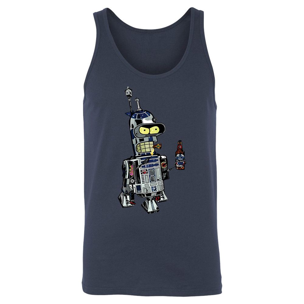 Unisex Jersey Tank - QZQB2JPL - Navy - 8