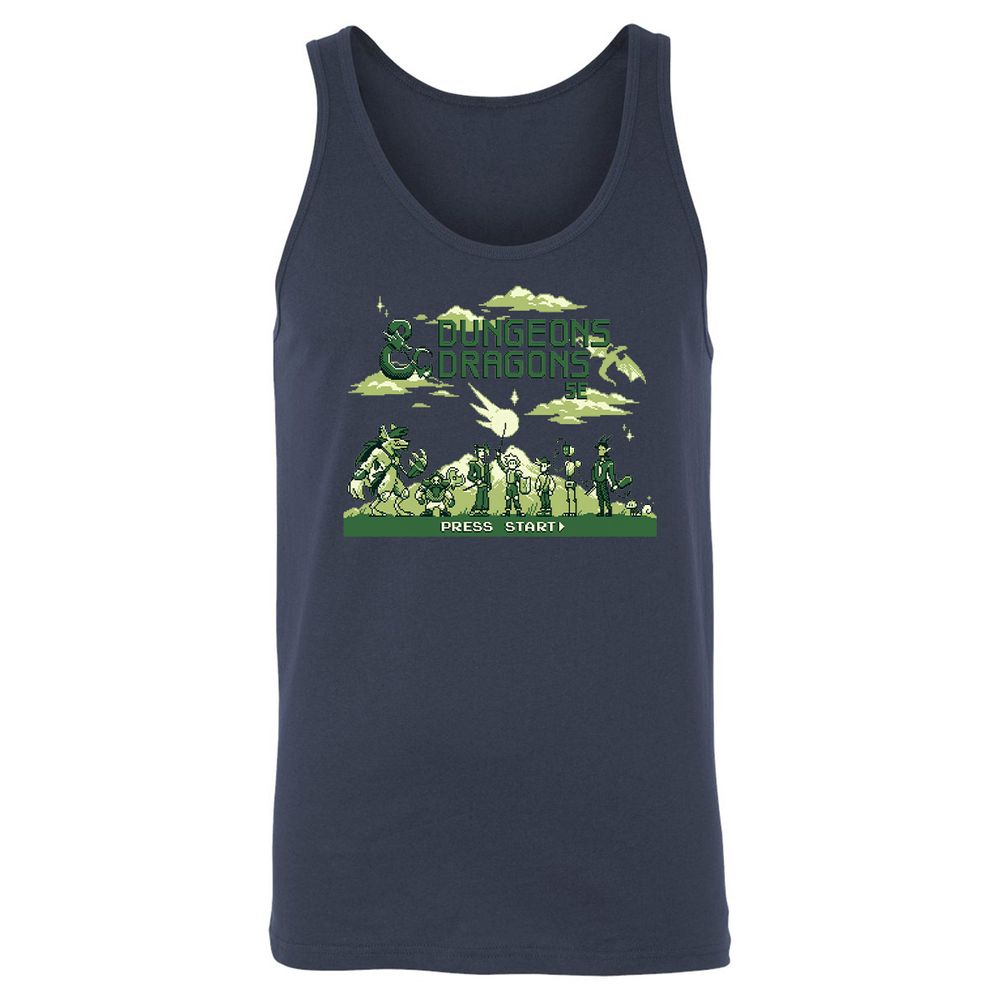 Unisex Jersey Tank - J3C2KQ4F - Navy - 8