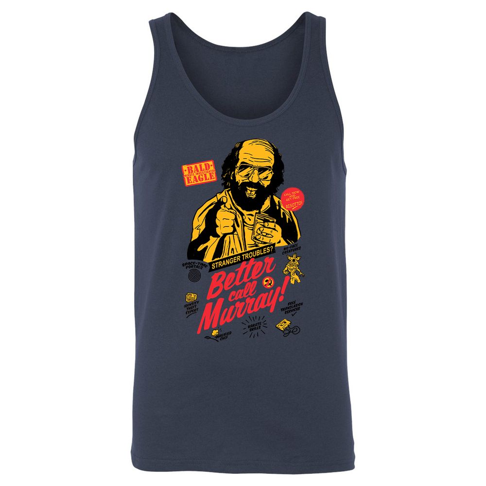 Unisex Jersey Tank - Q8J67YAP - Navy - 8