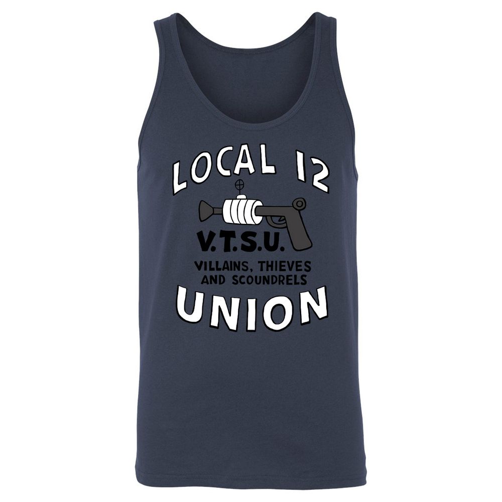 Unisex Jersey Tank - FETANWTV - Navy - 8
