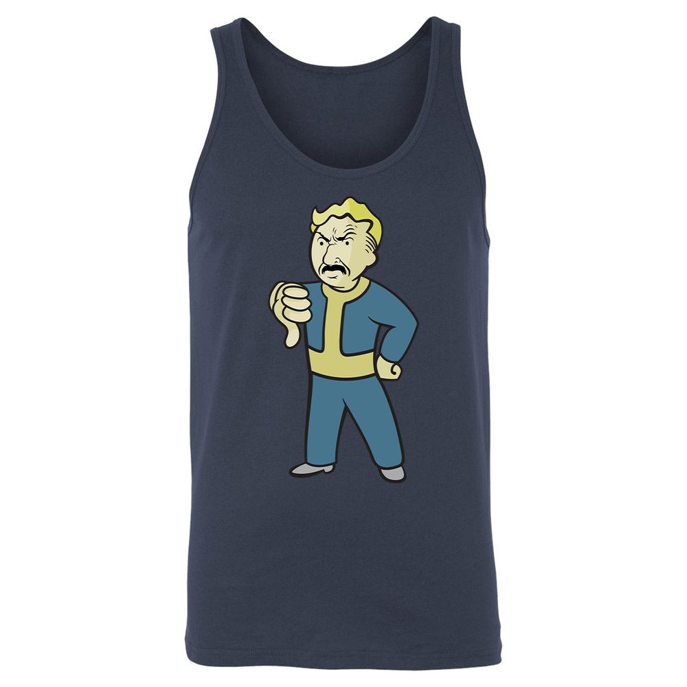Unisex Jersey Tank - PX5XPJH8 - Navy - 8