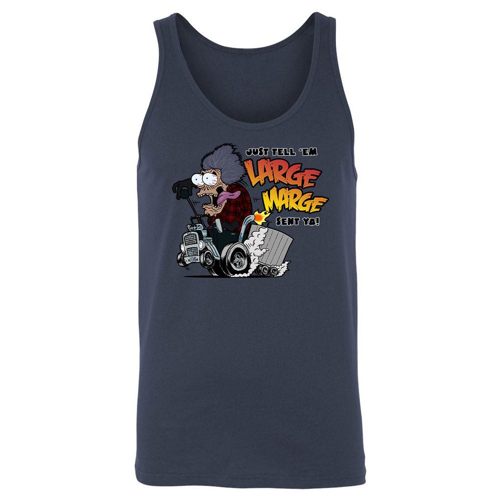 Unisex Jersey Tank - C6FCGCJY - Navy - 8
