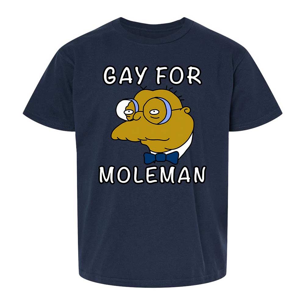 Gay for Moleman - Navy - 8