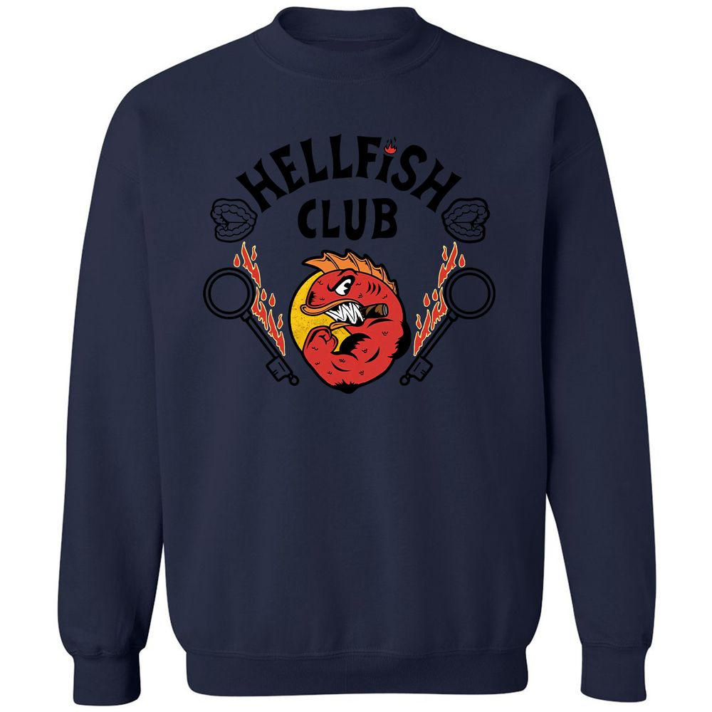 Classic Unisex Sweatshirt - ZT64H4RJ - Navy - 8