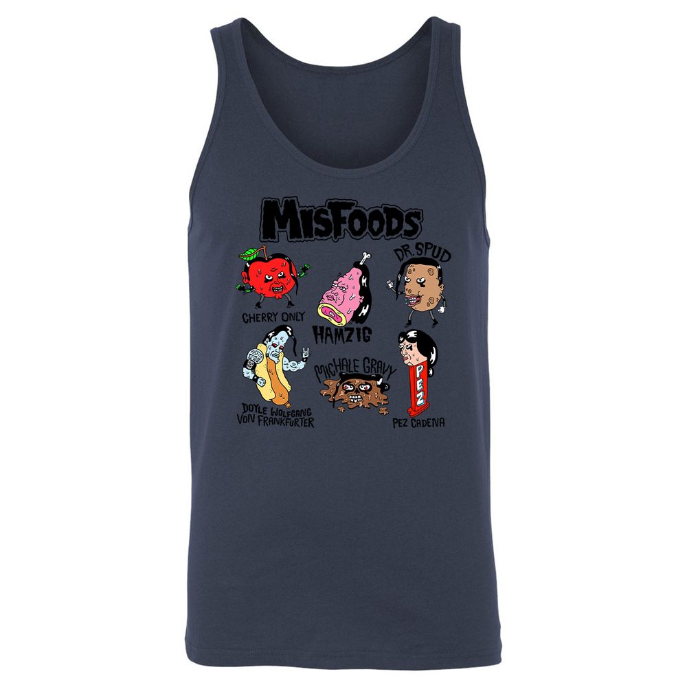 Unisex Jersey Tank - XHGAMV9S - Navy - 8