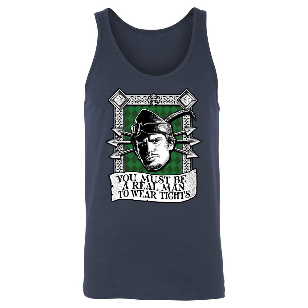 Unisex Jersey Tank - BMQEDYWQ - Navy - 8