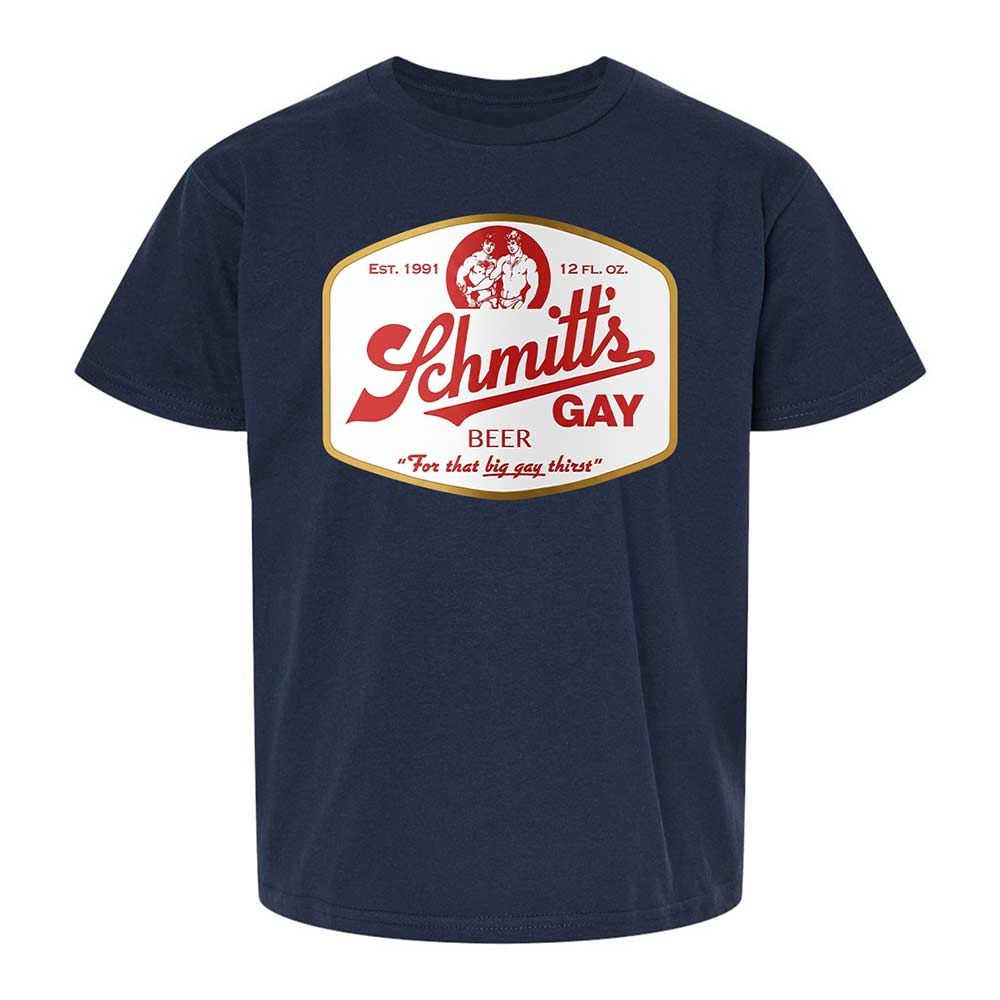Schmitt's Gay Beer - Navy - 8