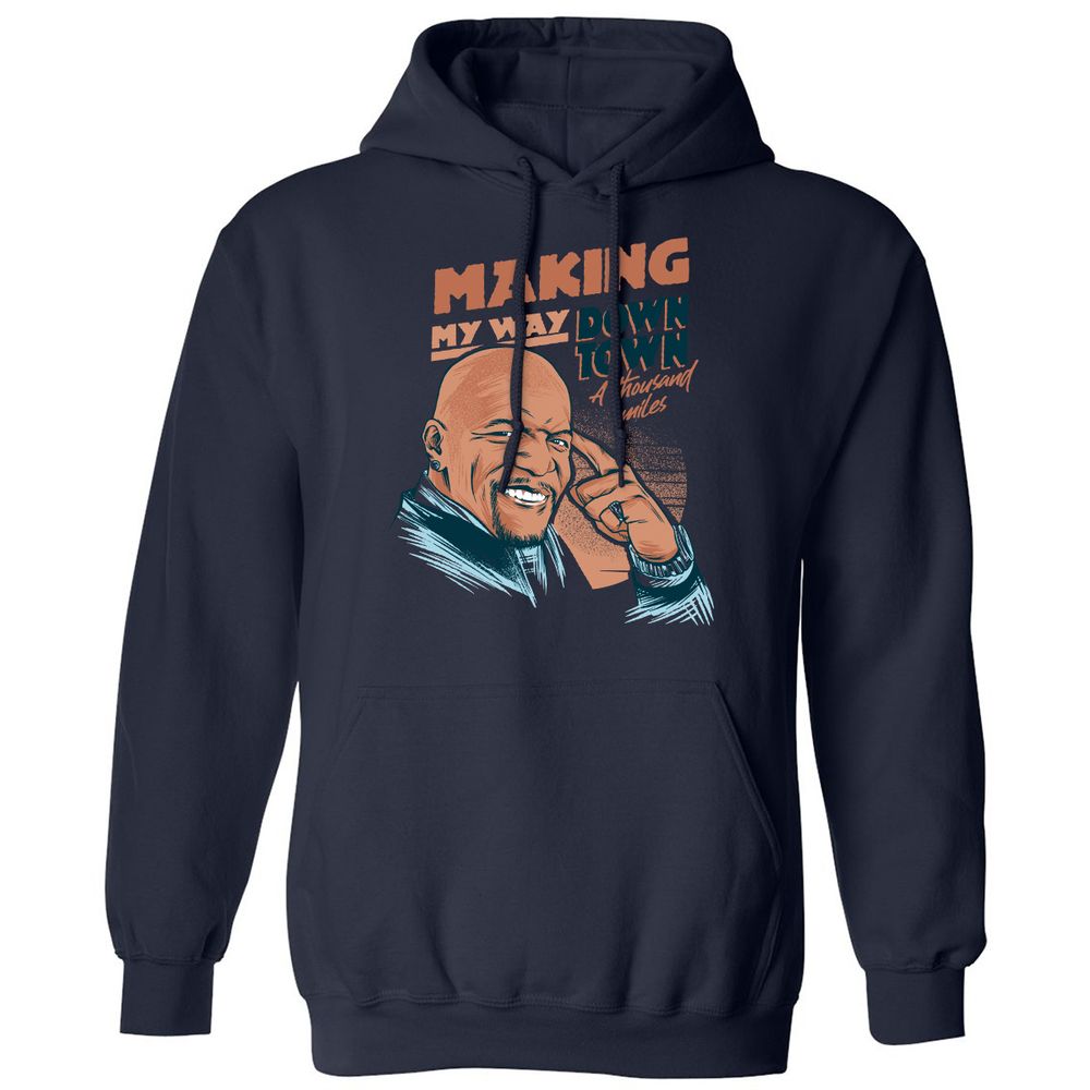 Classic Unisex Hoodie - NA86HZVL - Navy - 8