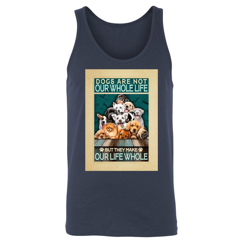 Unisex Jersey Tank - YHPGSF9W - Navy - 8