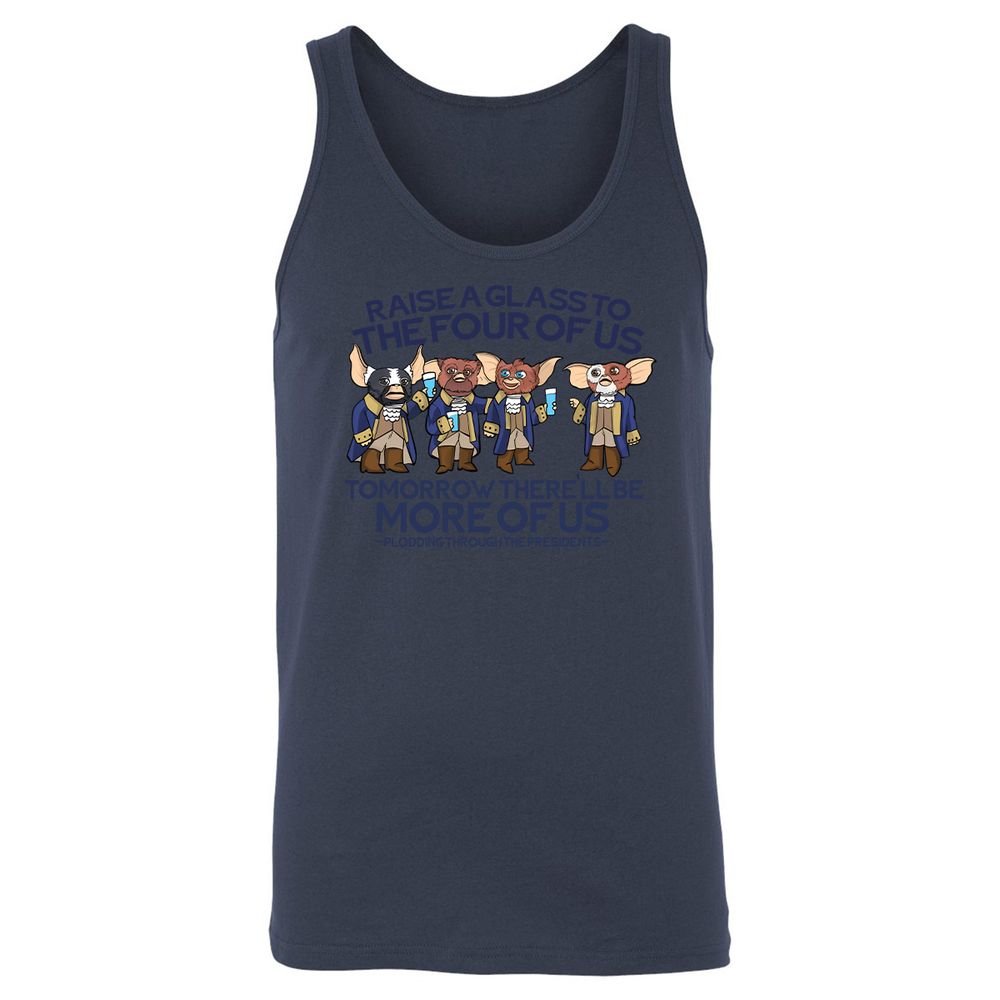 Unisex Jersey Tank - B8EBB3YV - Navy - 8