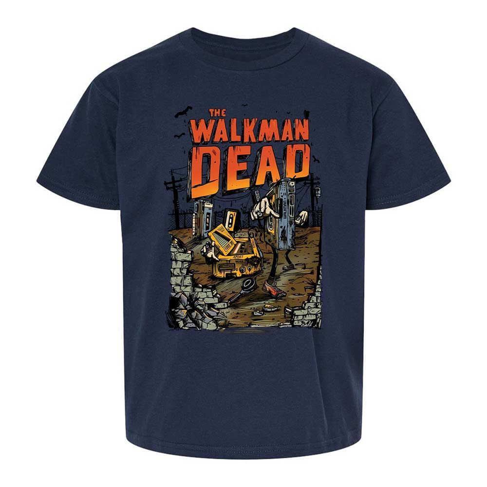 The Walkman Dead - Navy - 8