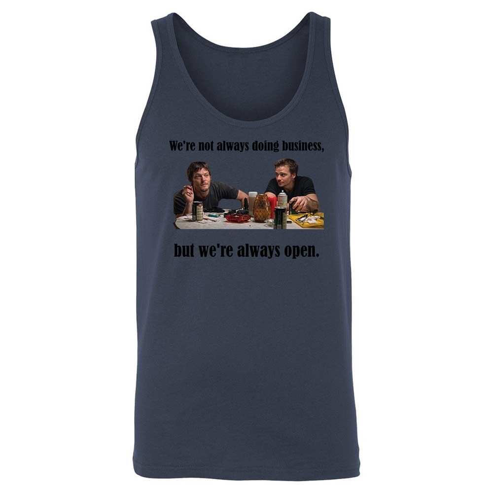 Unisex Jersey Tank - LYKJF6T4 - Navy - 8