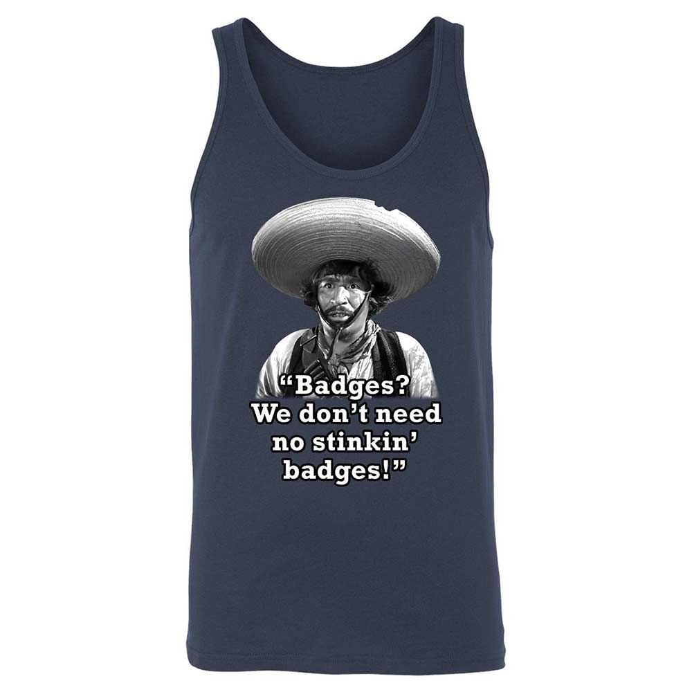 We don't need no stinkin' badges - Navy - 8