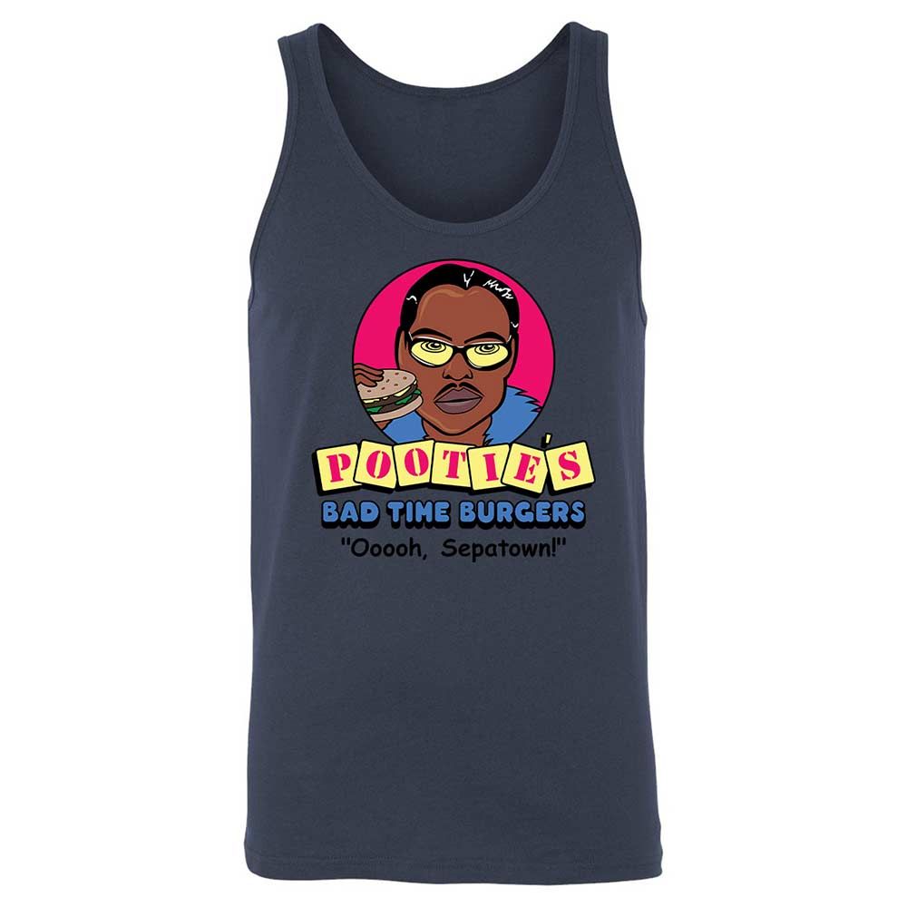 Pootie's Bad Time Burgers - Navy - 8