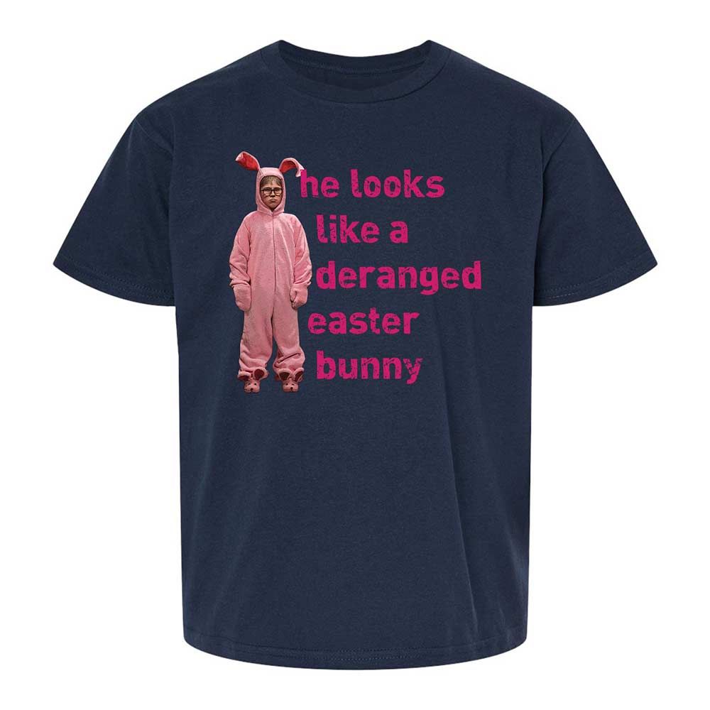 He Looks Like a Deranged Easter Bunny - Navy - 8